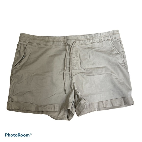 Time and Tru Plus Size Khaki Shorts Women’s XXL 20 Tan - Picture 1 of 6